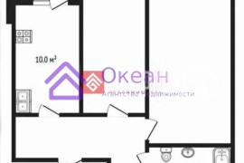 2-к. квартира, 64 м², 6/10 эт.